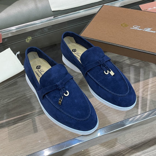 Loro Piana Womens Shoes Loafers Casual Design Luxury Brand Fashion Shoes for Women with Original Box