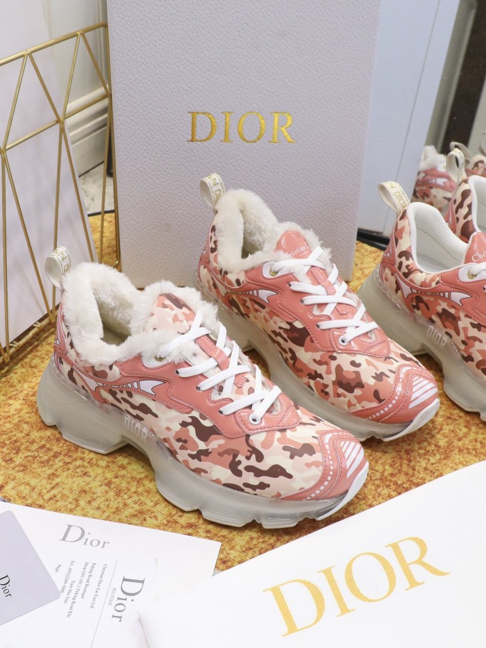 Dior Womens Shoes Sneakers Luxury Brand DIOR VIBE SNEAKER with Original Box Unisex Design Mesh and Technical Fabric