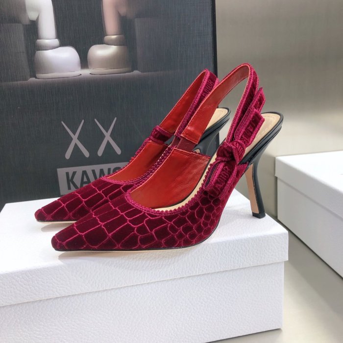 Dior Womens Shoes Sandals Fashion Pumps Luxury Brand D-Doll Quake Oblique J'ADIOR PUMP with Original Box