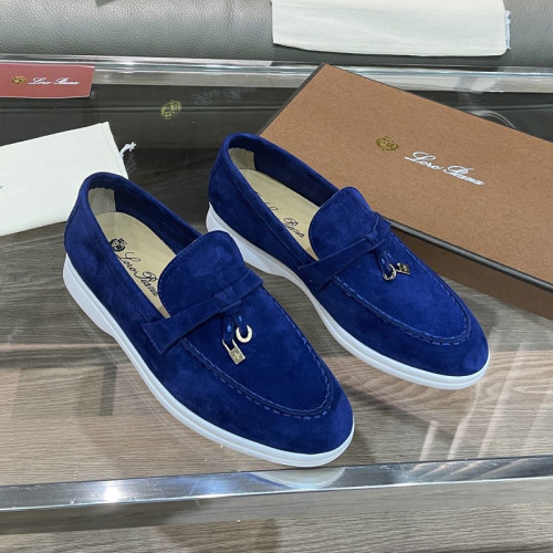 Loro Piana Womens Shoes Loafers Casual Design Luxury Brand Fashion Shoes for Women with Original Box