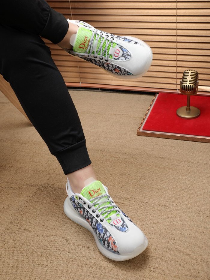 Dior Mens Shoes Sneakers Luxury Brand Breathable Design Casual Shoes for Men with Original Box