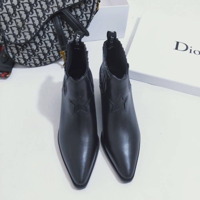 Dior Women Shoes Boots Luxury Brand Design Dior Trial Ankle Boots Length Fashion Type with Original Box