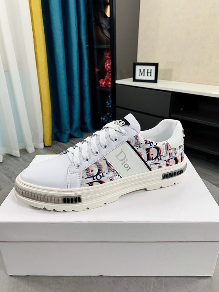 Dior Mens Shoes Sneakers Luxury Brand Breathable Design Casual Shoes for Men with Original Box