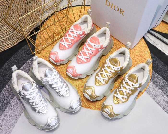 Dior Womens Shoes Sneakers Luxury Brand DIOR VIBE SNEAKER with Original Box Unisex Design Mesh and Technical Fabric