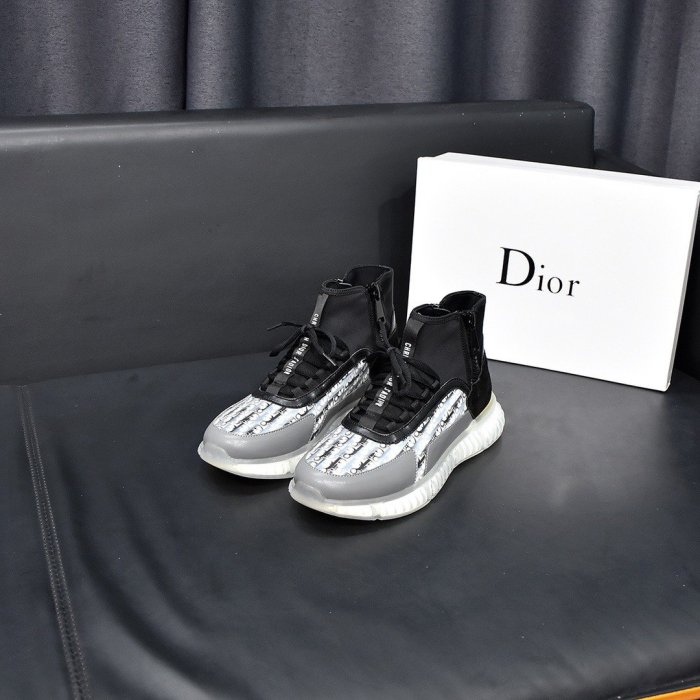 Dior Mens Shoes Sneakers Luxury Brand Breathable Design Casual Shoes for Men with Original Box