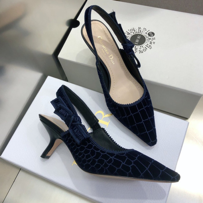 Dior Womens Shoes Sandals Fashion Pumps Luxury Brand D-Doll Quake Oblique J'ADIOR PUMP with Original Box