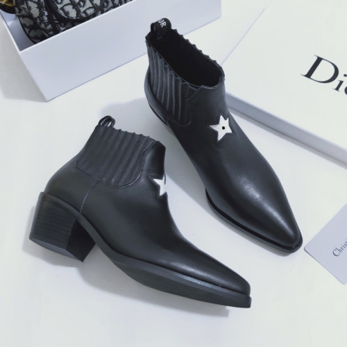 Dior Women Shoes Boots Luxury Brand Design Dior Trial Ankle Boots Length Fashion Type with Original Box