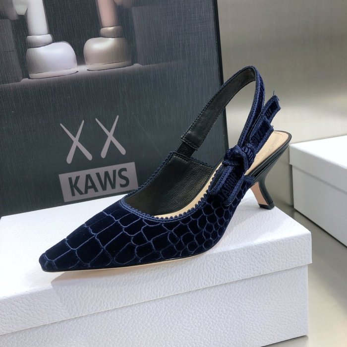 Dior Womens Shoes Sandals Fashion Pumps Luxury Brand D-Doll Quake Oblique J'ADIOR PUMP with Original Box