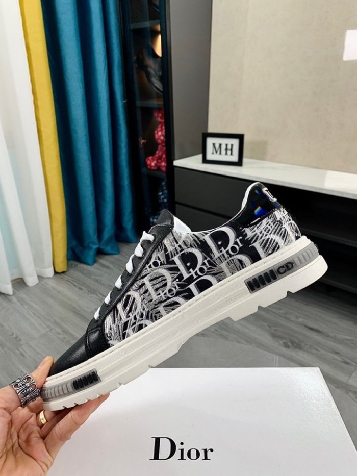 Dior Mens Shoes Sneakers Luxury Brand Breathable Design Casual Shoes for Men with Original Box