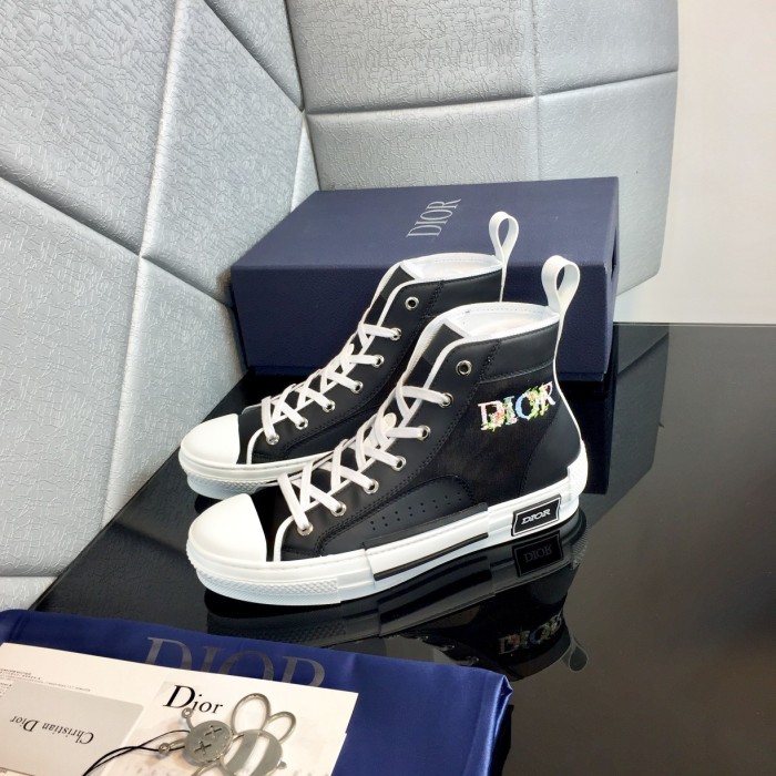 Dior Men Shoes Sneakers Casual Luxury Brand B23 Low-Top Sneaker with Original Box