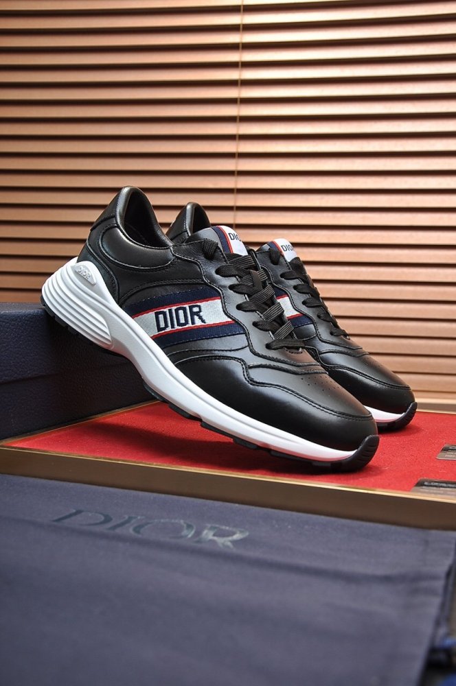 Dior Mens Shoes Sneakers Luxury Brand Breathable Design Casual Shoes for Men with Original Box