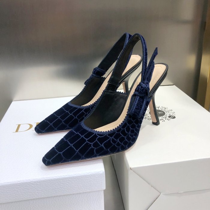 Dior Womens Shoes Sandals Fashion Pumps Luxury Brand D-Doll Quake Oblique J'ADIOR PUMP with Original Box