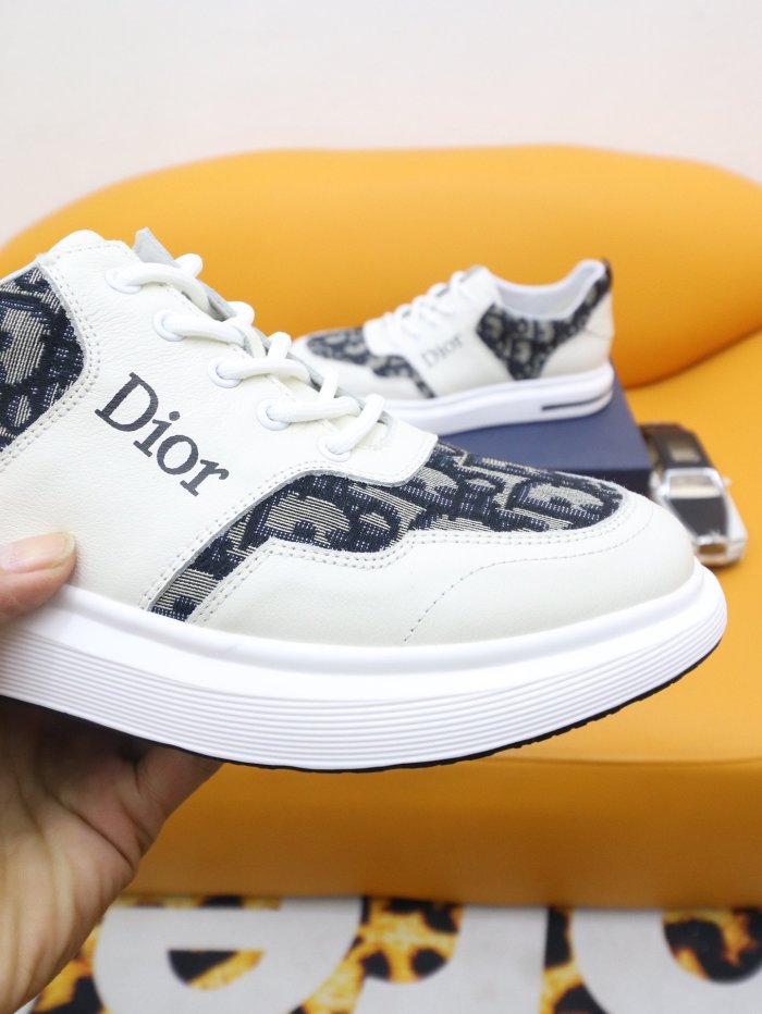 Dior Mens Shoes Sneakers Luxury Brand Breathable Design Casual Shoes for Men with Original Box