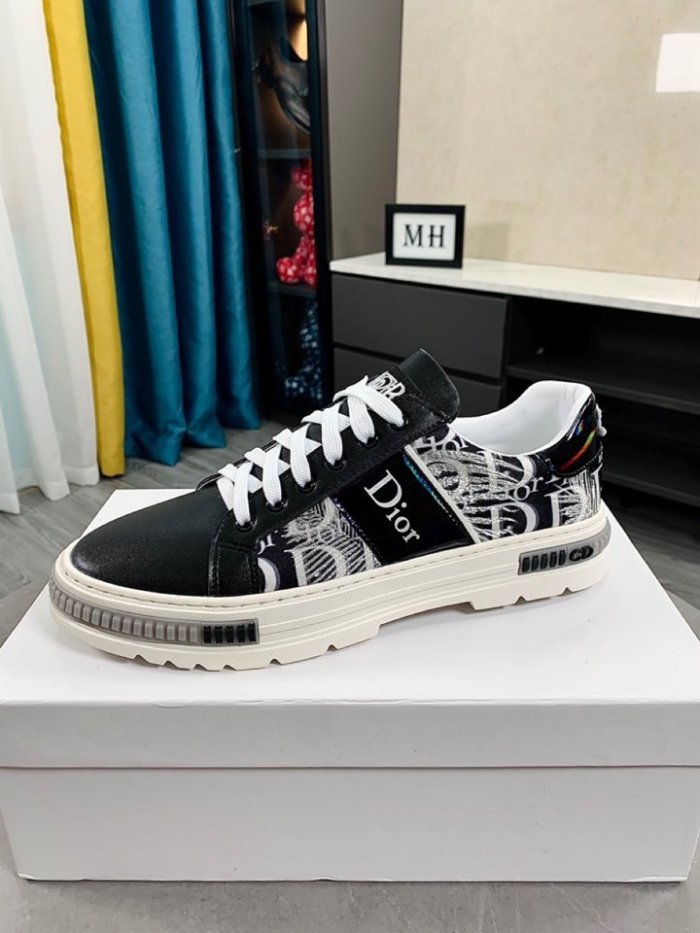 Dior Mens Shoes Sneakers Luxury Brand Breathable Design Casual Shoes for Men with Original Box