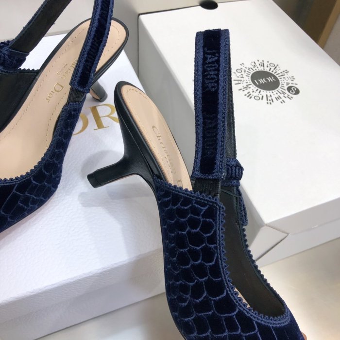 Dior Womens Shoes Sandals Fashion Pumps Luxury Brand D-Doll Quake Oblique J'ADIOR PUMP with Original Box