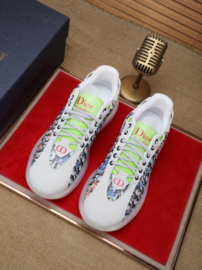 Dior Mens Shoes Sneakers Luxury Brand Breathable Design Casual Shoes for Men with Original Box