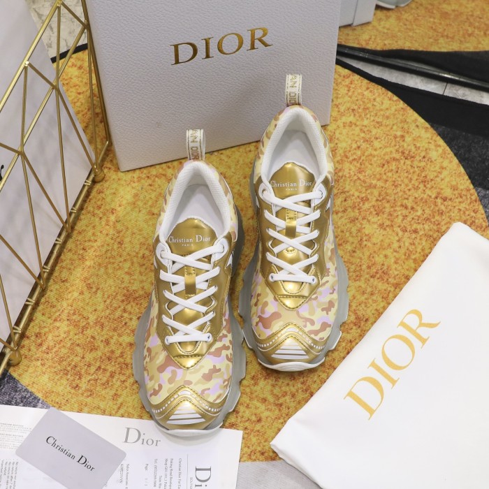 Dior Womens Shoes Sneakers Luxury Brand DIOR VIBE SNEAKER with Original Box Unisex Design Mesh and Technical Fabric