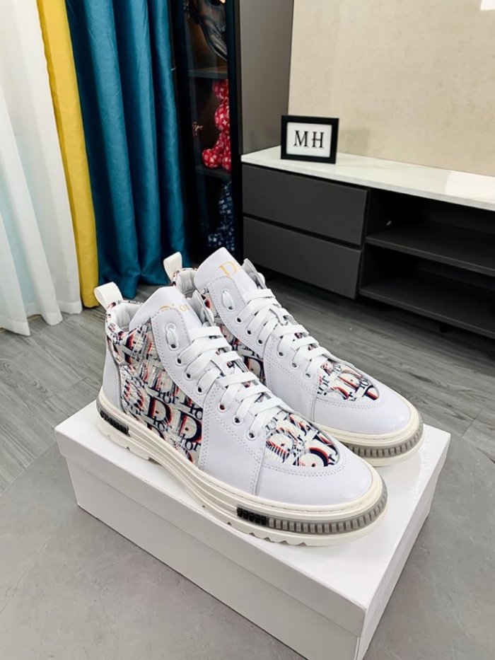 Dior Mens Shoes Sneakers Luxury Brand Breathable Design Casual Shoes for Men with Original Box