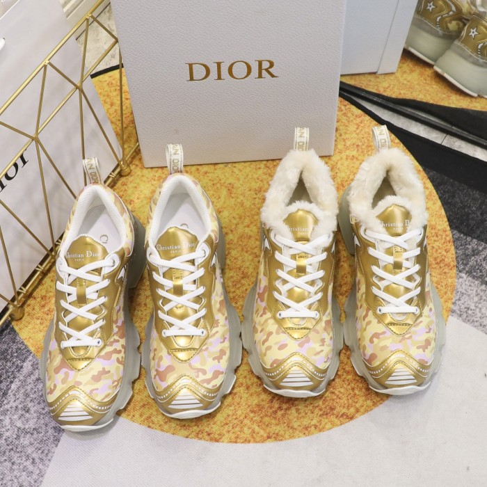 Dior Womens Shoes Sneakers Luxury Brand DIOR VIBE SNEAKER with Original Box Unisex Design Mesh and Technical Fabric