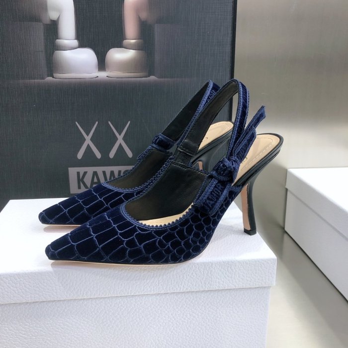 Dior Womens Shoes Sandals Fashion Pumps Luxury Brand D-Doll Quake Oblique J'ADIOR PUMP with Original Box