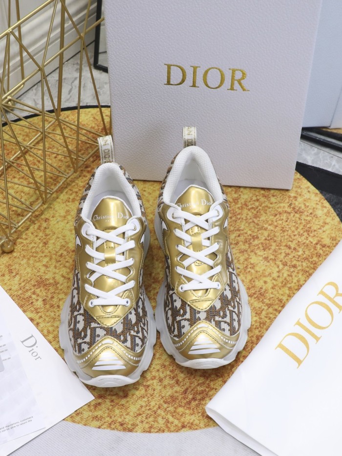 Dior Womens Shoes Sneakers Luxury Brand DIOR VIBE SNEAKER with Original Box Unisex Design Mesh and Technical Fabric