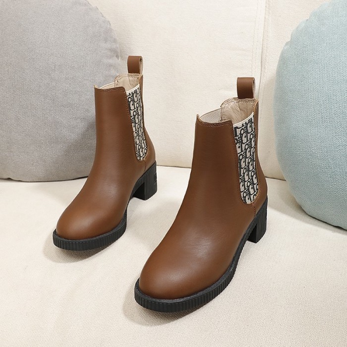 Dior Women Shoes Boots Luxury Brand Design Dior Trial Ankle Boots Length Fashion Type with Original Box