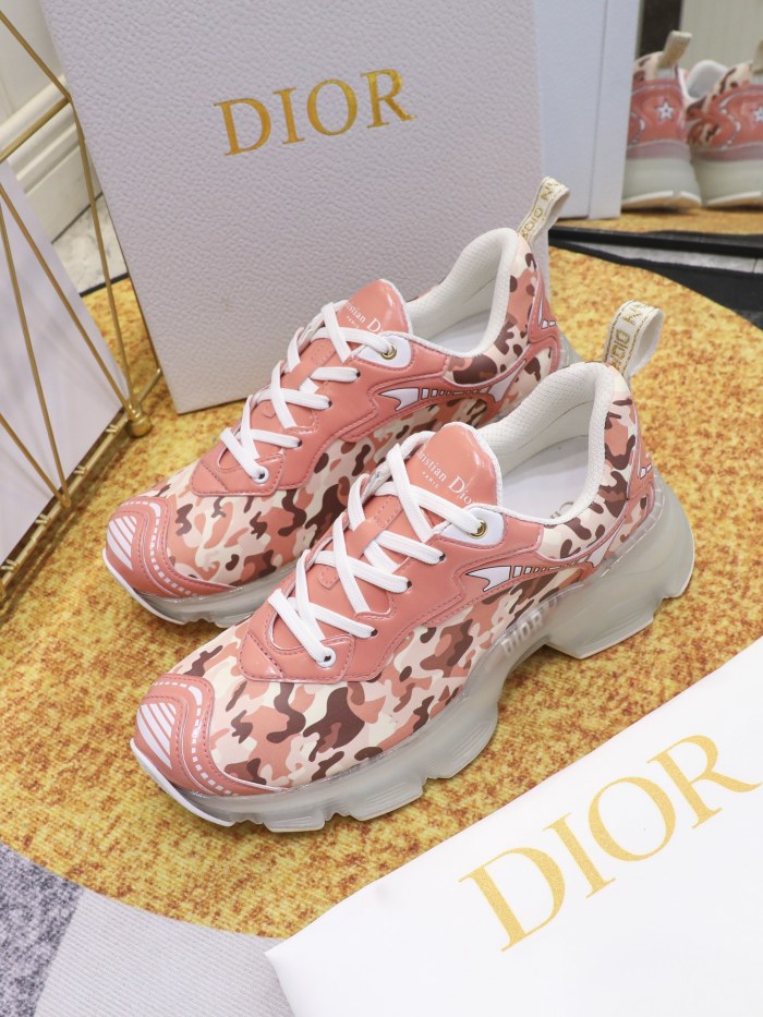 Dior Womens Shoes Sneakers Luxury Brand DIOR VIBE SNEAKER with Original Box Unisex Design Mesh and Technical Fabric