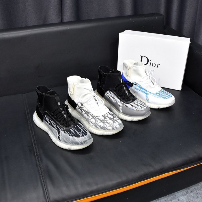 Dior Mens Shoes Sneakers Luxury Brand Breathable Design Casual Shoes for Men with Original Box