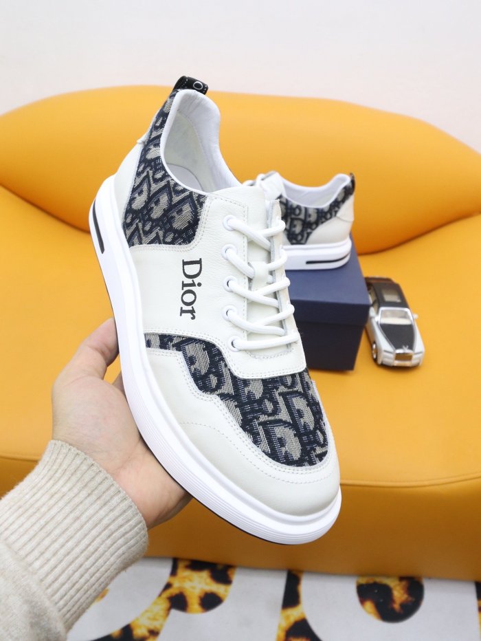 Dior Mens Shoes Sneakers Luxury Brand Breathable Design Casual Shoes for Men with Original Box