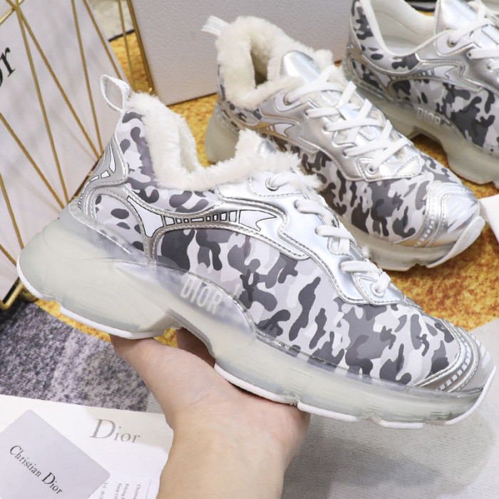 Dior Womens Shoes Sneakers Luxury Brand DIOR VIBE SNEAKER with Original Box Unisex Design Mesh and Technical Fabric