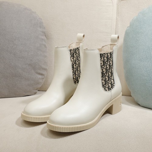 Dior Women Shoes Boots Luxury Brand Design Dior Trial Ankle Boots Length Fashion Type with Original Box