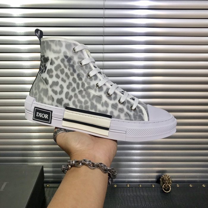 Dior Men Shoes Sneakers Casual Luxury Brand B23 Low-Top Sneaker with Original Box