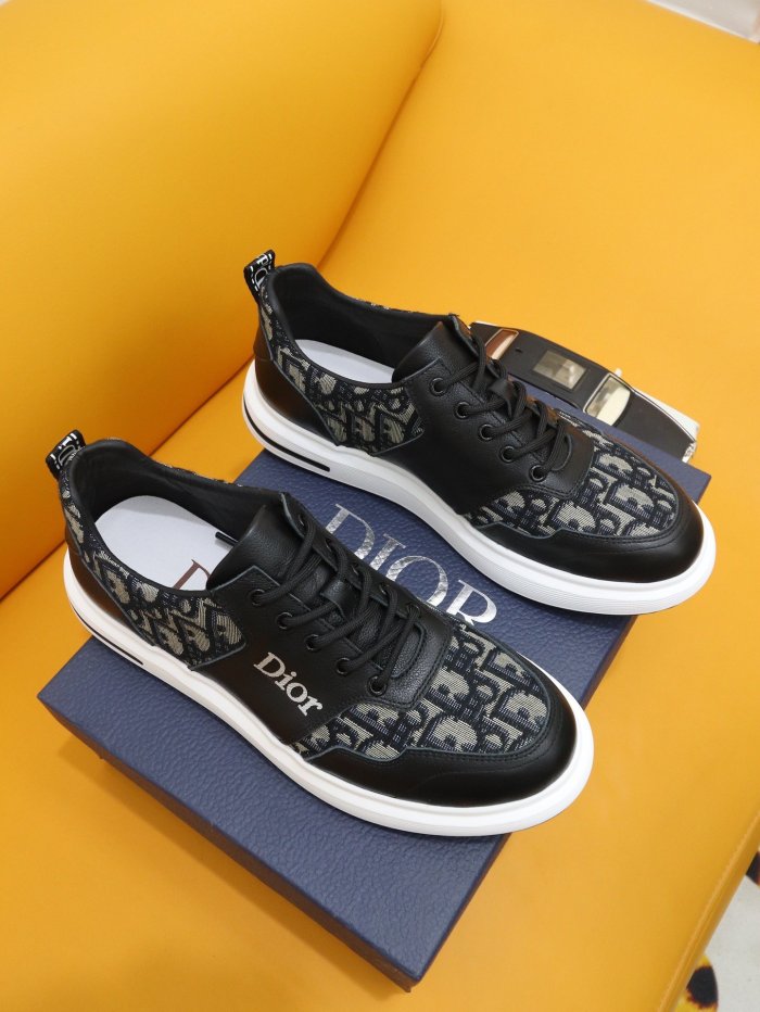 Dior Mens Shoes Sneakers Luxury Brand Breathable Design Casual Shoes for Men with Original Box