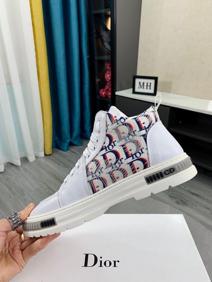 Dior Mens Shoes Sneakers Luxury Brand Breathable Design Casual Shoes for Men with Original Box