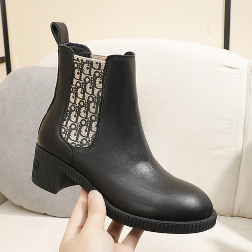Dior Women Shoes Boots Luxury Brand Design Dior Trial Ankle Boots Length Fashion Type with Original Box