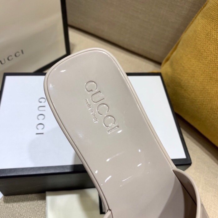 Gucci Womens Shoes Sandals Slides Slippers Luxury Brand Thick Sole 5cm Heel Design Women's GG slide sandal with Original Box