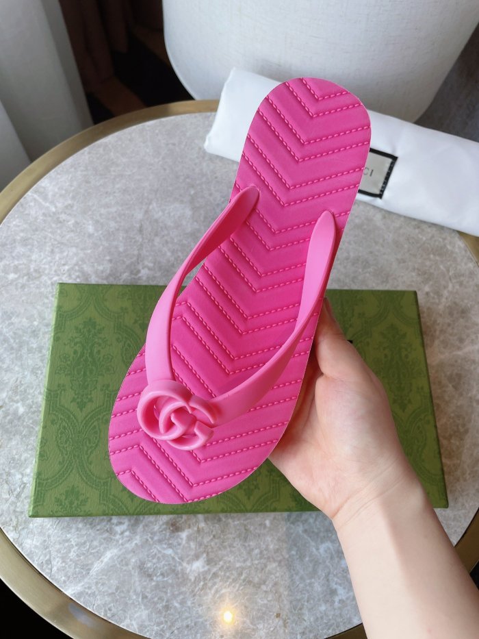 Gucci Womens Shoes Sandals Slides Slippers Luxury Brand Design Women's GG slide sandal with Original Box