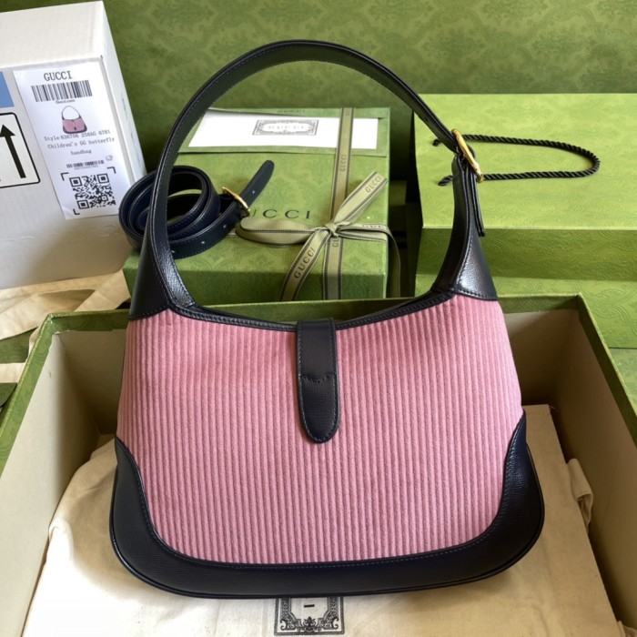 Gucci Womens Bags Handbags Shoulder Messenger Bags Luxury Brand GG Jackie 1961 medium shoulder bag 636710 HUHHG 8565 with Original Box
