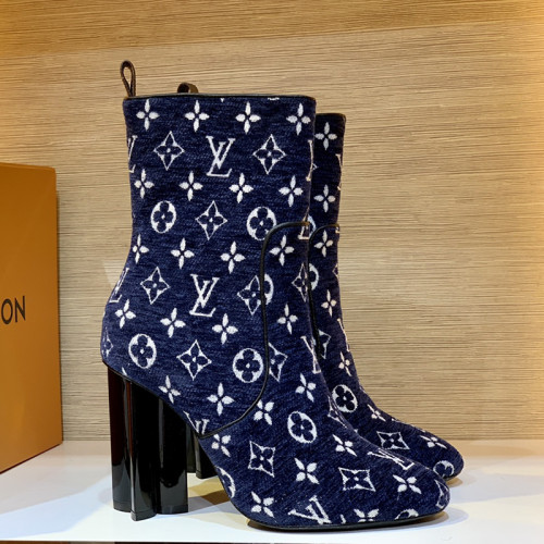 Louis Vuitton Womens Shoes Fashion Ankle Boots Luxury Brand SILHOUETTE ANKLE BOOT with Original Box 1A9PY6