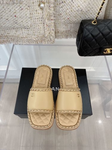 Chanel Womens Shoes Sandals Slippers Luxury Brand Design with Original Box