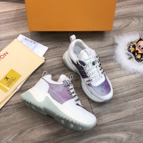 Louis Vuitton Men Shoes Fashion Sneakers Luxury Brand Mens Run Away Pulse Sneaker Casual Shoes with Original Box
