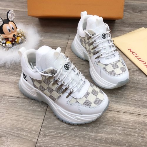 Louis Vuitton Men Shoes Fashion Sneakers Luxury Brand Mens Run Away Pulse Sneaker Casual Shoes with Original Box