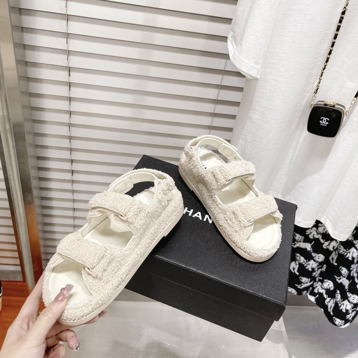 Chanel Womens Shoes Sandals Slippers Luxury Brand Design with Original Box