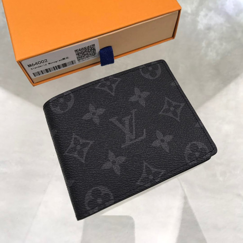 Louis Vuitton Mens Womens Wallets Purse Luxury Brand Designer MULTIPLE WALLET Monogram canvas with Original Box M64002
