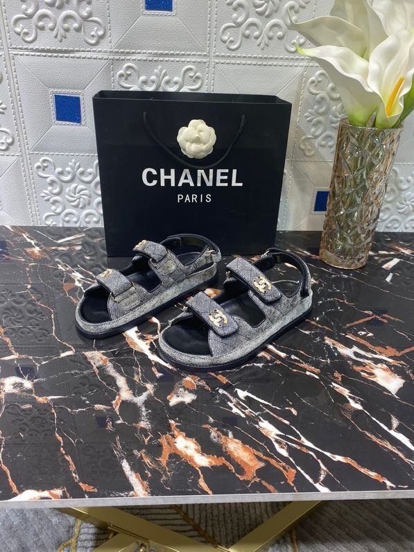 Chanel Womens Shoes Sandals Slippers Luxury Brand Design with Original Box