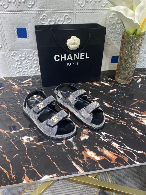 Chanel Womens Shoes Sandals Slippers Luxury Brand Design with Original Box