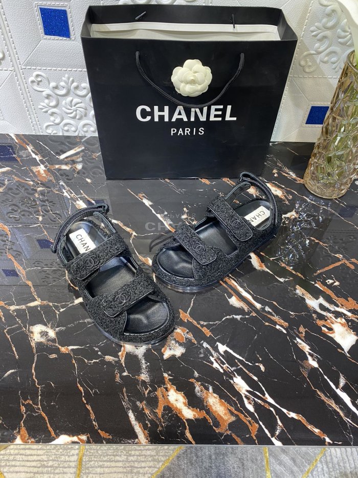 Chanel Womens Shoes Sandals Slippers Luxury Brand Design with Original Box