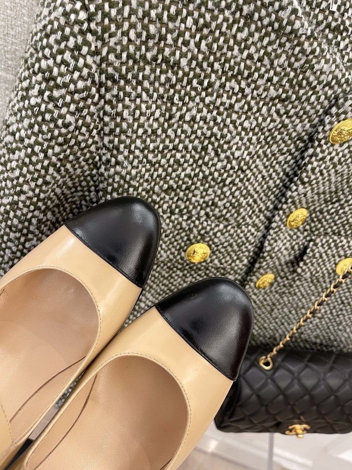 Chanel Womens Shoes Fashion Pumps Luxury Brand Design with Original Box 8.5cm Heel
