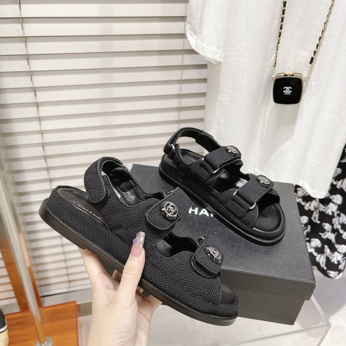 Chanel Womens Shoes Sandals Slippers Luxury Brand Design with Original Box