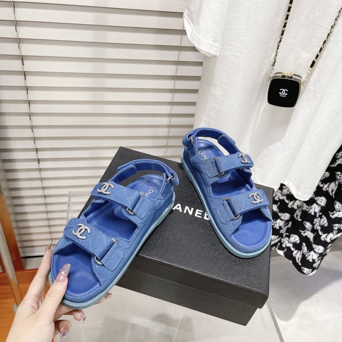 Chanel Womens Shoes Sandals Slippers Luxury Brand Design with Original Box
